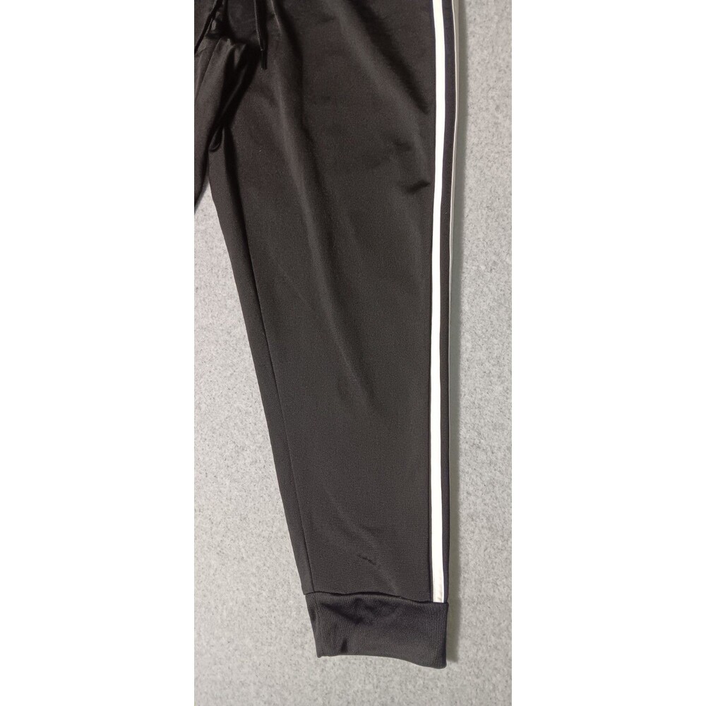 Adidas Primegreen 3 Stripe Tapered Jogger Track Pants 1X Black White Athleisure - Picture 6 of 12